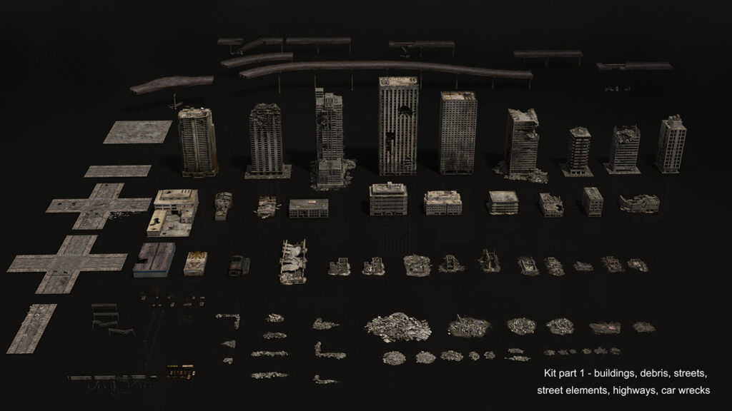 All elements for kitbashing 01